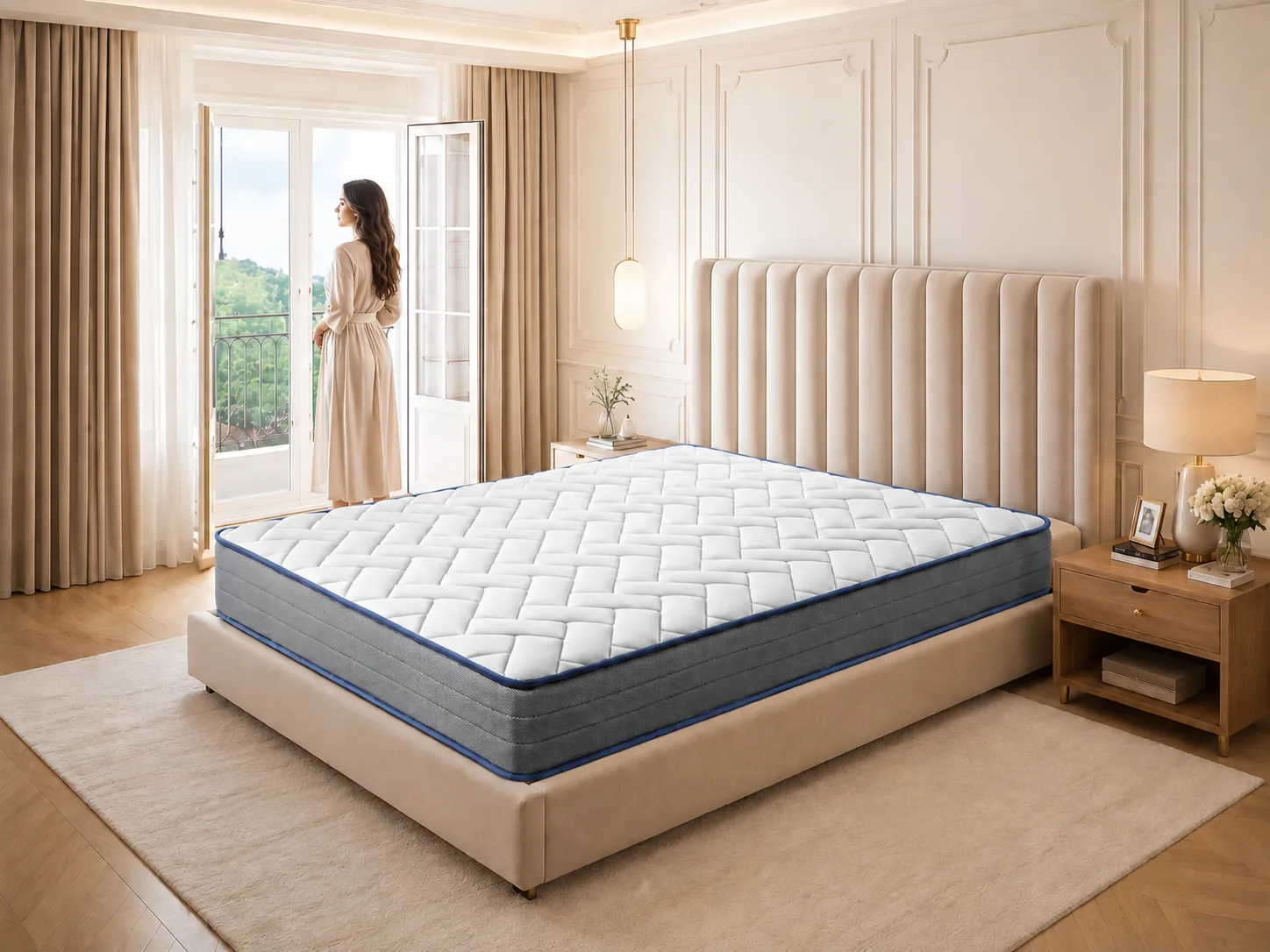 Colchón enrollado Nilo viscoelástico HR en oferta Gijón Asturias – colchonería barata